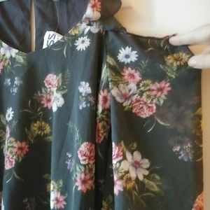 Pretty cold shoulder blouse